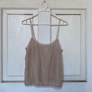 H&M Flowy Velvet Tank